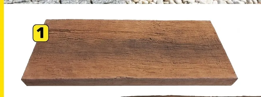 Płyta chodnikowa Deska Retro gr. 3,5cm dł. 55cm szer. 23cm promocja w Bricomarche
