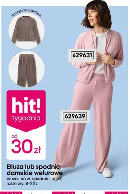 Bluza damska welurowa promocja w Pepco