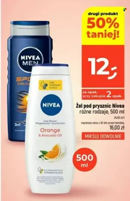 Żel pod prysznic Nivea promocja w Dealz