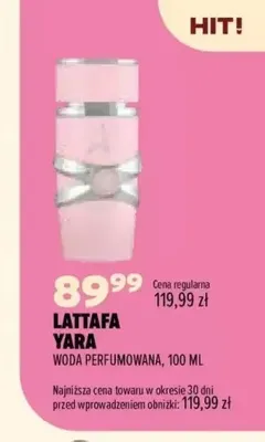 Woda perfumowana Lattafa Yara promocja w Drogerie Natura