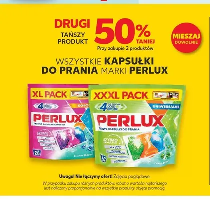 Kapsułki do prania marki Perlux promocja w Kaufland