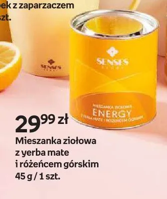 Mieszanka ziołowa z yerba mate i różeńcem górskim Senses Story 45g promocja w Empik