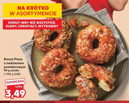 Donut Pizza z nadzieniem pomidorowym promocja w Kaufland