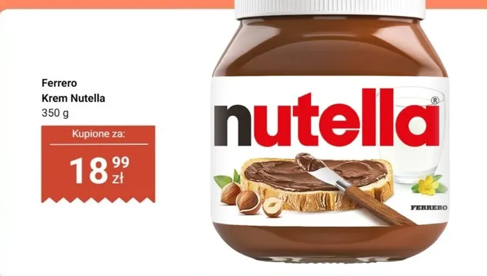 Krem Nutella promocja w Dino