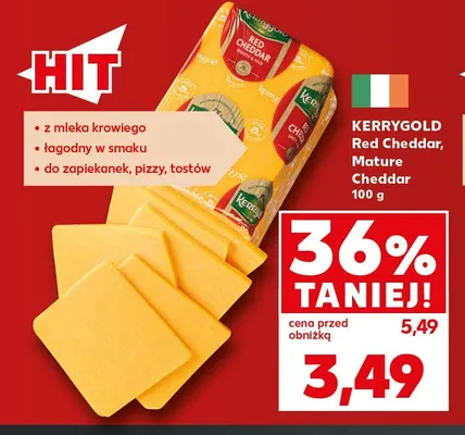 Ser Red Cheddar Kerrygold promocja w Kaufland