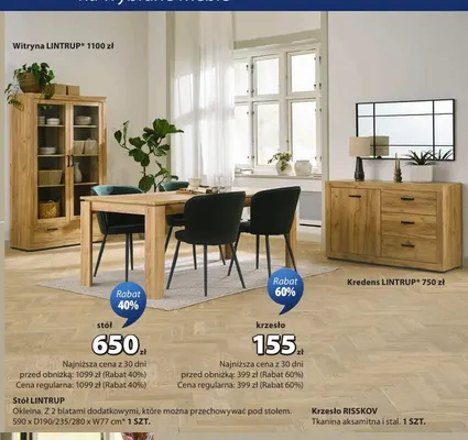 Krzesło Risskov promocja w Jysk