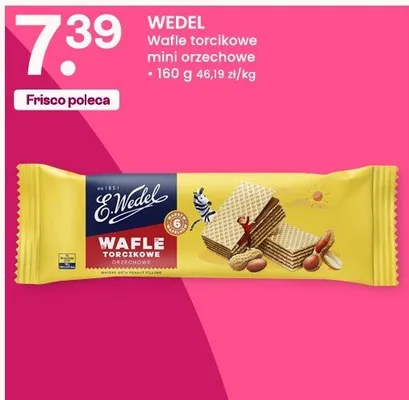 Wafle torcikowe mini orzechowe promocja w Frisco