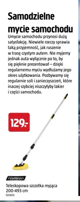 Teleskopowa szczotka myjąca 200-493 cm Hamron promocja w Jula