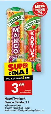 Napój Tymbark Owoce Świata promocja w Twój Market