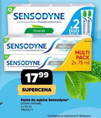 Pasta do zębow Sensodyne fluoride promocja w Netto