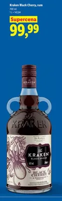 Rum Kraken Black Cherry promocja w Lidl