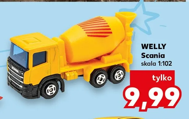 Model ciężarówki Scania Welly promocja w Kaufland