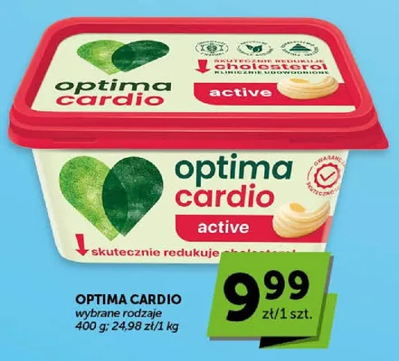 Margaryna Optima Cardio active promocja w ABC