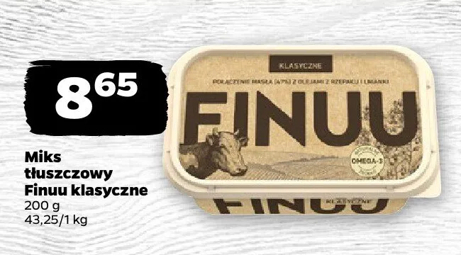 Miks tłuszczowy Finuu klasyczne promocja w Netto