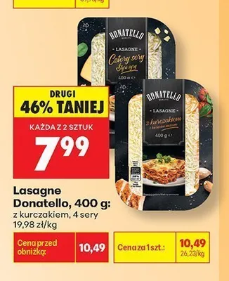 Lasagne z kurczakiem Donatello promocja w Biedronka