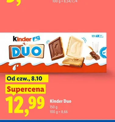 Kinder Duo promocja w Lidl