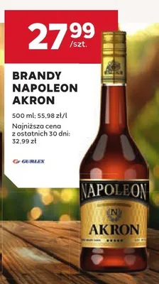 Brandy Napoleon Akron promocja w Stokrotka