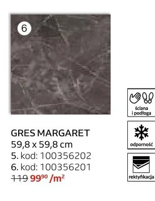 Gres Margaret 59,8x59,8 cm kod 100356201 promocja w Komfort