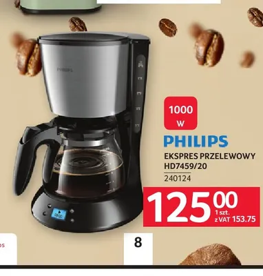 Ekspres przelewowy HD7459/20 Philips promocja w Selgros