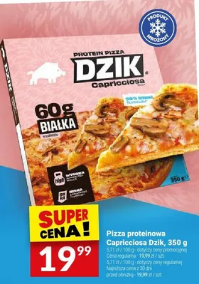 Pizza proteinowa Capricciosa Dzik promocja w Twój Market