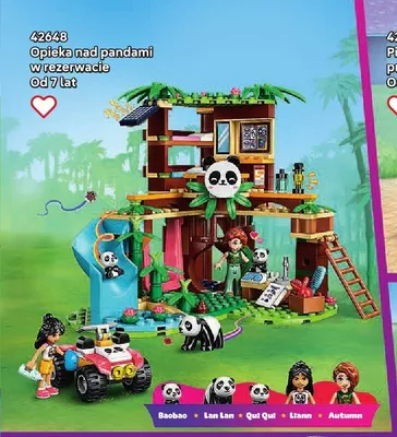 Klocki LEGO Friends 42648 Opieka nad pandami w rezerwacie promocja w LEGO