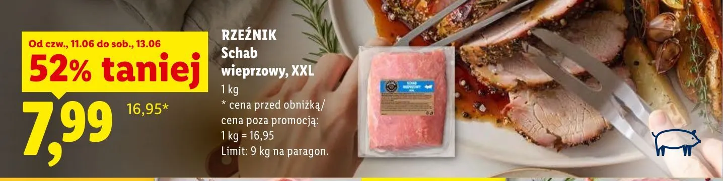 Schab wieprzowy XXL Rzeźnik promocja w Lidl