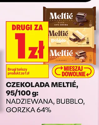 Czekolada Meltié Bubblo promocja w Biedronka