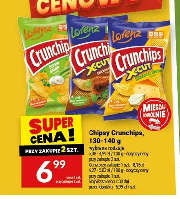 Chipsy Crunchips Green Onion promocja w Twój Market