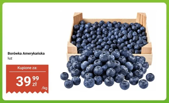 Borówka amerykańska luz promocja w Dino