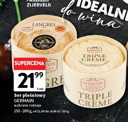 Ser pleśniowy Langres Germain promocja w Intermarche