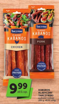 Kabanosy klasyczne wieprzowe Tarczyński Classic promocja w ABC