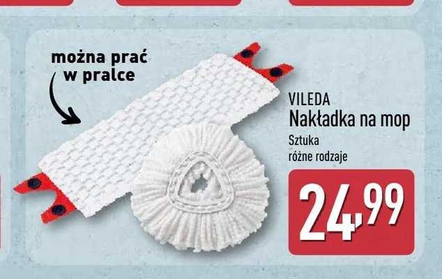 Nakładka na mop Vileda promocja w Aldi