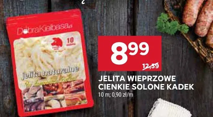 Jelita wieprzowe cienkie solone promocja w Stokrotka