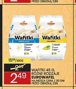 Wafitki różne rodzaje Eurowafel promocja w Wafelek