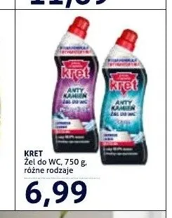 Żel do WC Kret promocja w Blue Stop