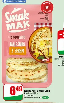 Naleśniki z serem SmakMak promocja w Dino