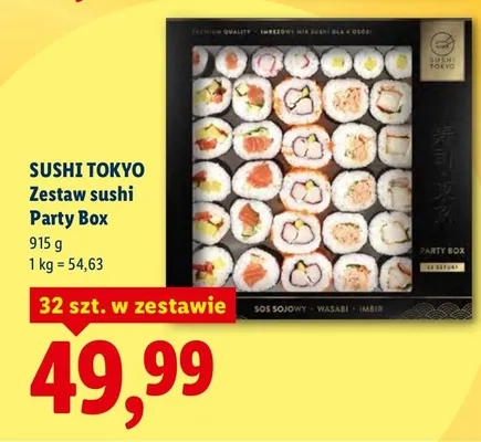 Zestaw sushi Party Box promocja w Lidl