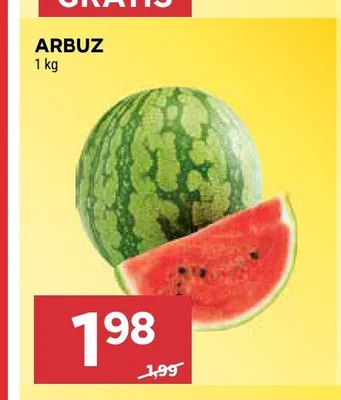 Arbuz promocja w Stokrotka