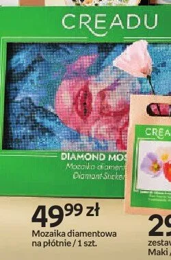 Mozaika diamentowa na płótnie CREADU promocja w Dzień Dziecka