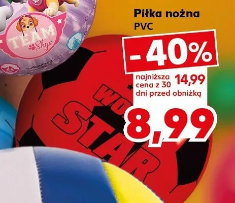 Piłka nożna PVC Kaufland promocja w Kaufland