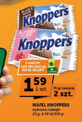 Wafel Knoppers Black & White promocja w ABC