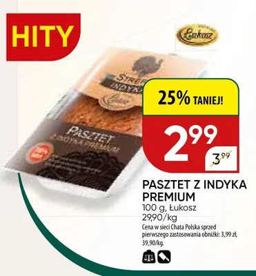 Pasztet z indyka premium promocja w Chata Polska