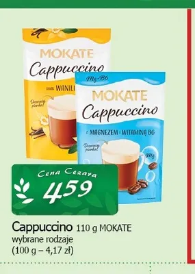 Cappuccino Mokate promocja w CEZAR Delikatesy