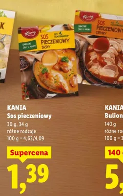 Sos pieczeniowy różne rodzaje promocja w Lidl