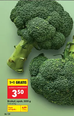 Brokuł promocja w Biedronka