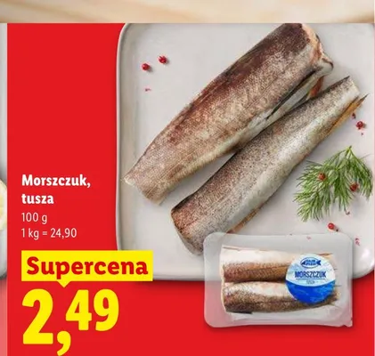Morszczuk tusza Targ Rybny Lidla promocja w Lidl