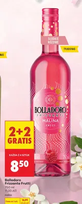 Wino Frizzante Frutti malina promocja w Biedronka