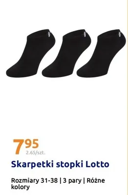 Skarpetki stopki, 3 pary, różne kolory promocja w Action