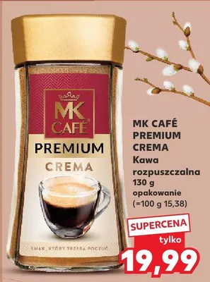 Kawa rozpuszczalna Premium Crema promocja w Kaufland