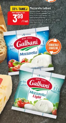 Mozzarella promocja w POLOmarket